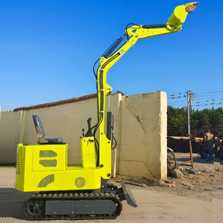 Mini ekskavator qazish